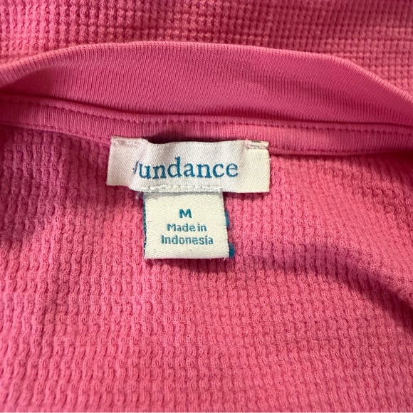 Sundance Bayberry Thermal Top Floral Pink Size Medium - Picture 5 of 6